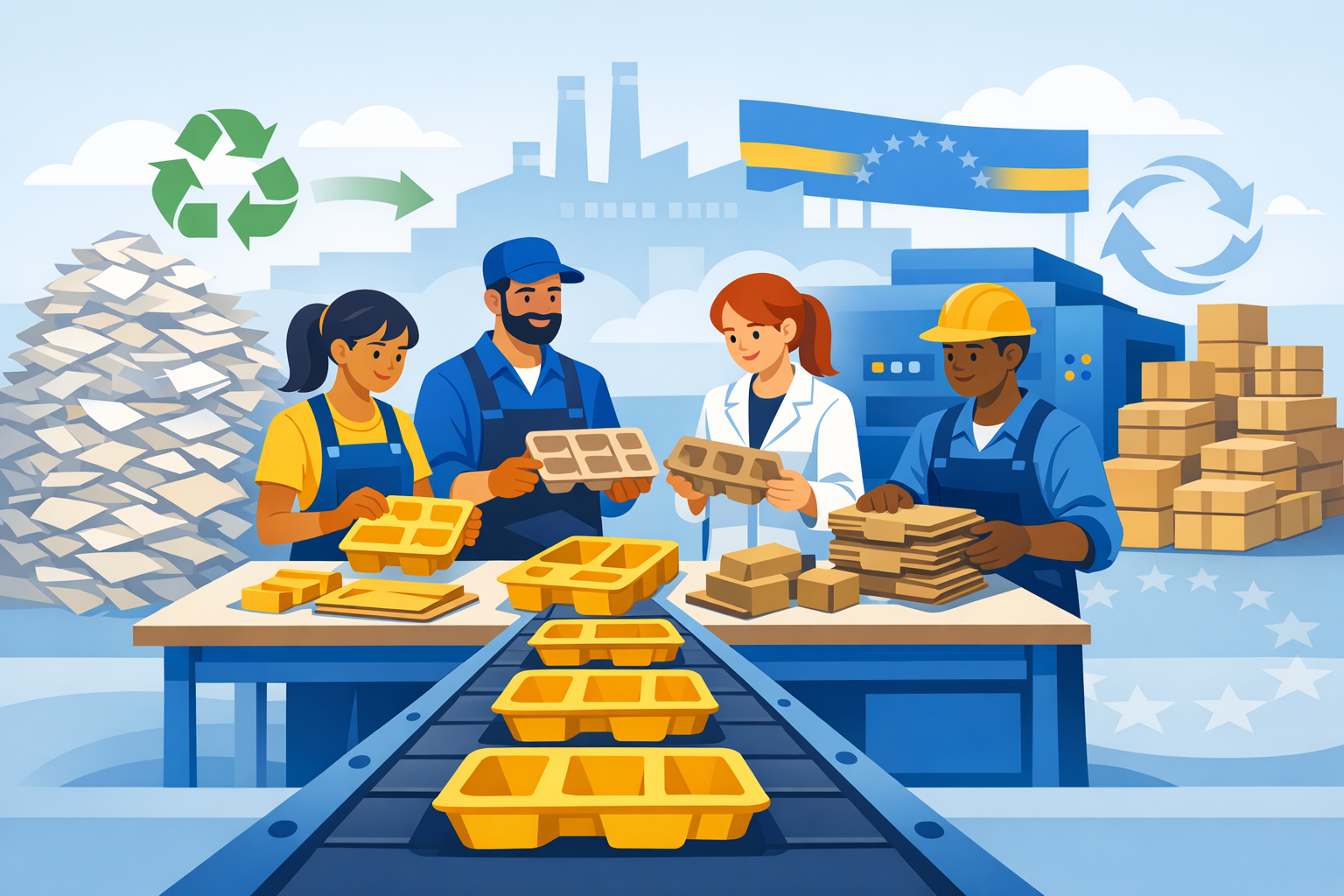 Moldovan Startups Convert Paper Waste Into Automotive Packaging With EU Backing