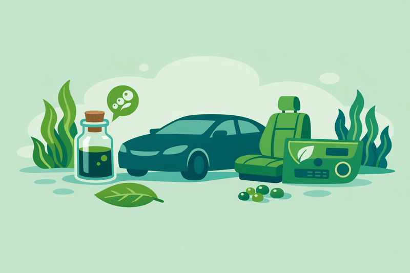 Automakers Trial Algae Inks and Seaweed Bioplastics as EU Tightens Vehicle Material Rules