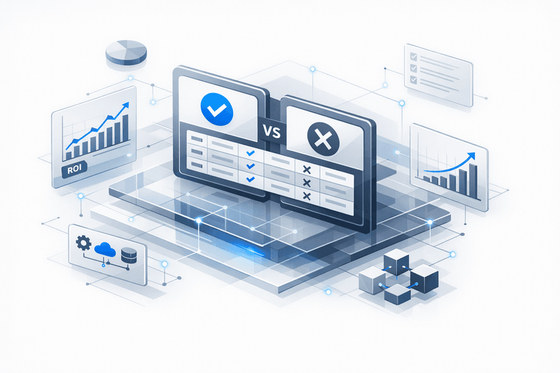 Feature-Vergleiche 2.0: wie automatisierte, KI-gestützte Inhalte Entscheidungsträgern helfen