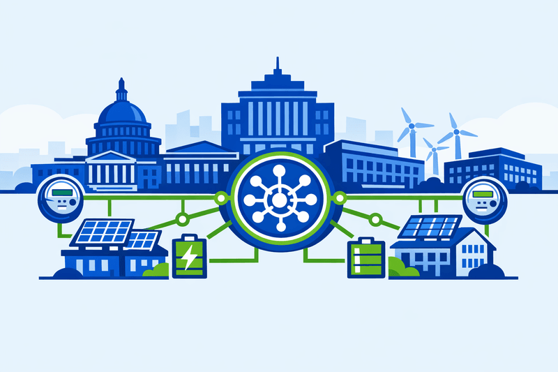 Federal Agencies Scale Open-Data EMS Standards for Real-Time DER Coordination Across 1,200 Facilities