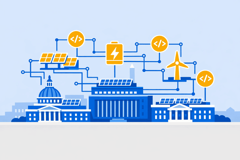 Federal Push for Open-Data EMS Extends Real-Time DER Coordination Across Agency Portfolios