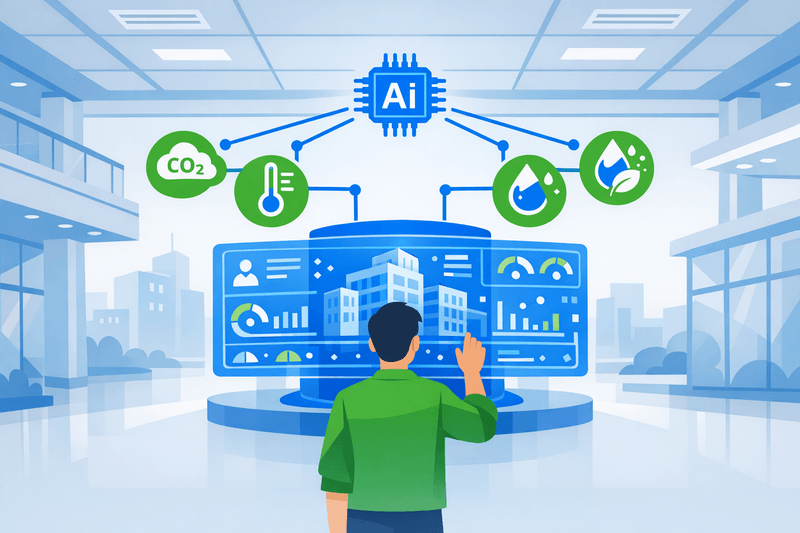 AI-Driven Monitoring Enhances Worker Well-Being in Smart Buildings
