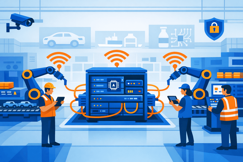 Private 5G and Edge AI Push into U.S. Mid-Sized Manufacturing Plants