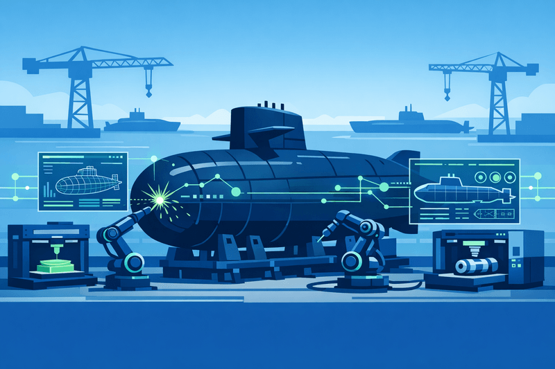 AI Automates Submarine-Scale Production in U.S. Shipyards