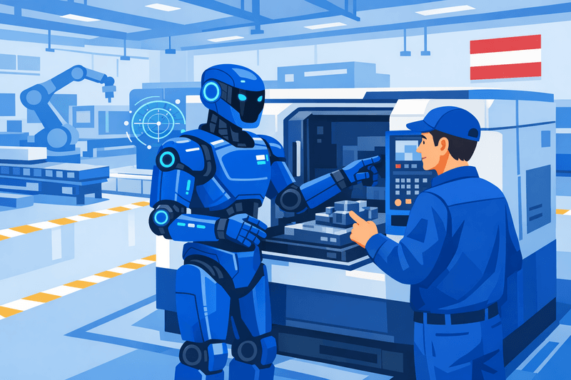 Hexagon and Fill Launch AEON Humanoid Pilot in Austrian Factory