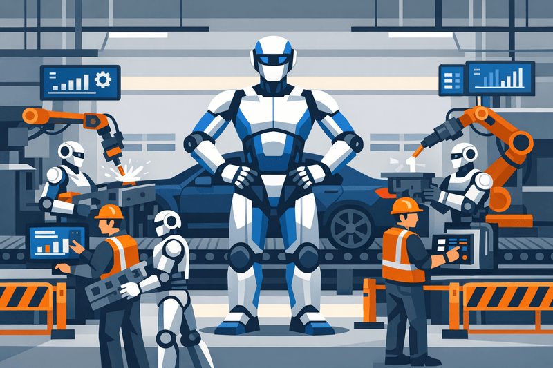 Humanoid Robot Factory Trials Enter ROI Window as Safety Standards and Upskilling Take Center Stage