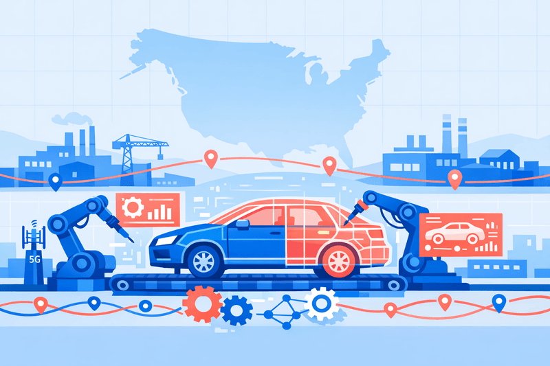 Tariff Uncertainty Pushes Automakers Toward Localized Supply Chains and Factory Automation