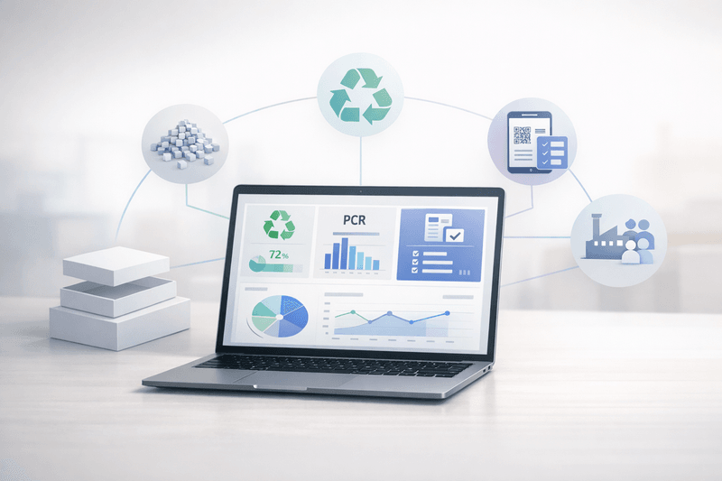 Die drei großen Handlungsfelder im PPWR-Change-Programm: Recyclingfähigkeit, PCR-Anteil & Kennzeichnung